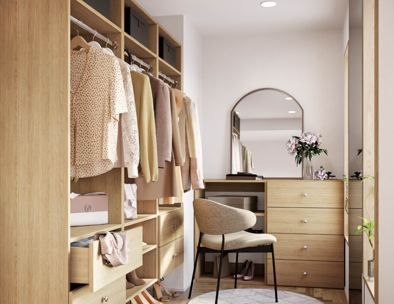 closet finished interior